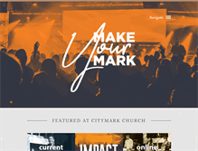 Tablet Screenshot of citymarkchurch.org